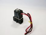 Műanyag mágnesszelep 1/4" DC12V
